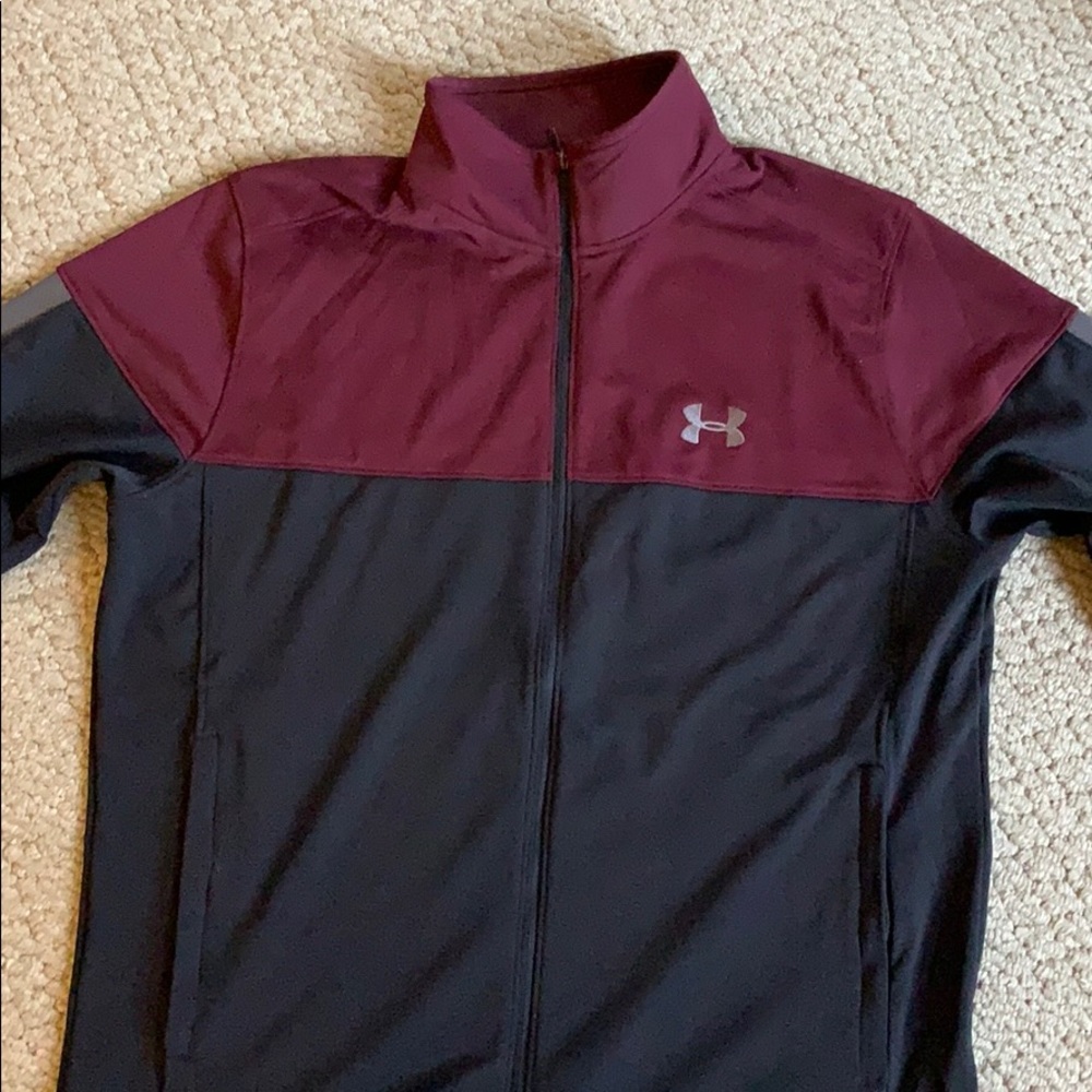 Under Armour men’s L zip track jacket